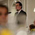 El presidente del Gobierno, Mariano Rajoy, interviene en un desayuno informativo el pasado 11 de diciembre.-JOSÉ LUIS ROCA