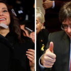 Inés Arrimadas y Carles Puigdemont.-/ PERIODICO