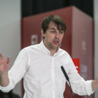 El eurodiputado, Javi López, en un acto de campaña de las elecciones europeas.-Joan S Puig Pasqual