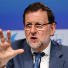Mariano Rajoy en la reunión del Círculo de Economia en Sitges.-Foto: RICARD CUGAT