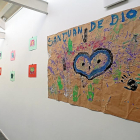 Algunos de los cuadros de la exposición ‘El arte como expresión en la discapacidad’.-JOSÉ C. CASTILLO