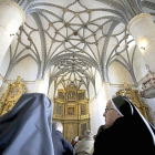 Interior de la Iglesia de San Martín, en Mota del Marqués, ayer.-ICAL