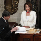 La presidenta de la Camara de Representantes de los Estados Unidos, la demócrata  Nancy Pelosi.-EPA