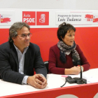 Mercedes Martín, durante la rueda de prensa celebrada ayer en Ávila.-TWITTER
