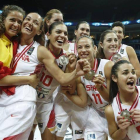 La selección española.-EFE