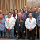 Foto de familia de los firmantes del acuerdo para la transción justa de la minería del carbón.-ICAL