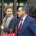 La ex viceconsejera Begoña Hernández, a la salida de la declaración como investigada en los juzgados.-ICAL