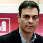 El secretario general del PSOE, Pedro Sánchez, en una reunión del partido.-MARISCAL (EFE)