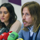 El secretario general de Podemos en Castilla y León, Pablo Fernández.-ICAL