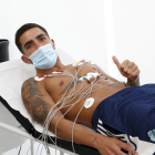 Reconocimiento médico del jugador del Real Valladolid Monchu. PHOTOGENIC/ CARLOS LLORENTE