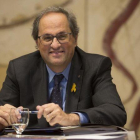 El president Quim Torra, en una reunión del Consell Executiu.-ALBERT BERTRAN