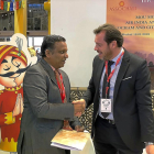 Krishnakumar V. Kunjappan y Óscar Puente, se saiudan tras firmar el  convenio .-ICAL