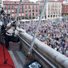 Alba Oliveros ofrece el pregón de las Fiestas de Valladolid 2023.- ICAL