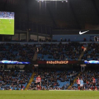 El marcador del Etihad refleja la goleada del City al Southampton.-AFP / PAUL ELLIS