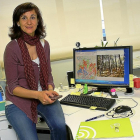 Beatriz de la Parra, directora de la empresa de ECM Palencia.-MANUEL BRÁGIMO