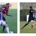 Sandro en el amistoso contra el Mallorca/Alcaraz pugna con un jugador del Granada-PHOTO-DEPORTE