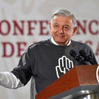 Andrés Manuel López Obrador, presidente de México, en una conferencia de prensa.-EUROPA PRESS