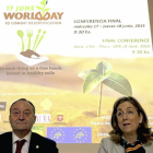 Daniel Miguel y Begoña Nieto inauguran la Conferencia Internacional 'Los desiertos verdes'.-ICAL