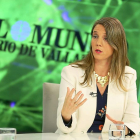 Ángela de Miguel durante ‘La Quinta Esquina’ programa emitido en La 8 Valladolid.-PHOTOGENIC