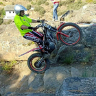 Un piloto, durante la antepenúltima prueba del Campeonato de Castilla y León.-E.M.