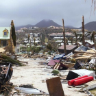 Daños en la costa de San Martín tras el paso de Irma, el 7 de septiembre-AFP / LIONEL CHAMOISEAU