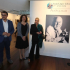 García Cirac, junto a la viuda de López Cobos y el alcalde de Toro.-ICAL