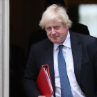 Boris Johnson, en Downing Street-DANIEL LEAL-OLIVAS