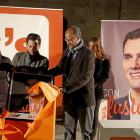 Luis Fuentes y Pablo Yáñez, ayer en Salamanca.-ICAL