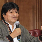 El expresidente de Bolivia, Evo Morales, durante su asilo en México.-EUROPA PRESS