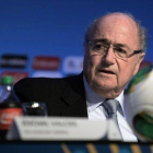 Blatter, en una reunión de la FIFA.-Foto: AFP / VANDERLEI ALMEIDA
