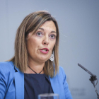 La consejera de Agricultura y Ganadería y portavoz de la Junta de Castilla y León, Milagros Marcos, comparece en rueda para informar del contenido del Consejo de Gobierno.-ICAL