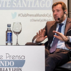 Óscar Puente, en un momento del Club de Prensa de EL MUNDO DE CASTILLA Y LEÓN.-PABLO REQUEJO/PHOTOGENIC