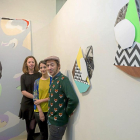 María Tamames, Ana Cubero y Fernando Guijar posan en la galería Javier Silva.-Miguel Ángel Santos