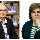 Los periodistas Fran Llorente y María Escario /-RTVE