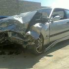 Estado en el que quedó el BMW 328 implicado en el accidente del túnel de Labradores-D. V.