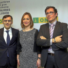 Alberto Durán, Arancha Casado e Ismael Pérez.-ICAL