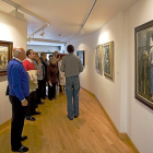 Sala museo de Zacarías González en Salamanca con cuadros de la Fundación Caja Duero, que reclama Fundos a Unicaja.-E. M.