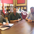El alcalde de Valladolid, Óscar Puente, comparece tras la firma del contrato de las actividades de la Escuela de Música Mariano de las Heras-ICAL