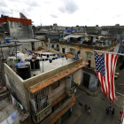 Una bandera estadounidense en La Habana.-REUTERS