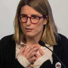 Elsa Artadi, durante una comparecencia en el Parlament.-EFE / QUIQUE GARCÍA
