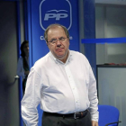 Juan Vicente Herrera, el pasado domingo después de conocer los resultados de las autonómicas y municipales.-Ical