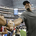 Michael Sam, el pasado 7 de septiembre, en el estadio de los Cowboys de Dallas.-Foto: AP / TONY GUTIÉRREZ