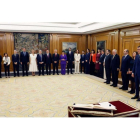 Los ministros juran o prometen sus cargos ante el Rey Felipe VI.-CHEMA MOYA
