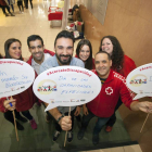 Los representantes de Aspaym Castilla y León Juventud, Cruz Roja Juventud y el Consejo de la Juventud organizan la campaña 'Acércate a la discapacidad'-Ical