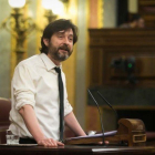Rafael Mayoral, en una ponencia en el Congreso de los Diputados.-EL PERIÓDICO