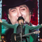 Joaquín Sabina, durante el concierto celebrado en el Poliderportivo Pisuerga-M. Á. SANTOS