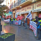 Agentes de la Policía Municipal de Medina del Campo en una de sus recientes movilizaciones.-EL MUNDO