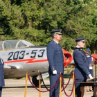 cto de la toma de posesión del jefe de la Base Aérea de Villanubla por parte del coronel Rafael Monteagudo-ICAL