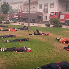 La foto colgada en Facebook por el bombero luso Pedro Brás.-PEDRO BRÁS