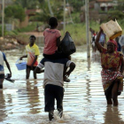 El ciclón Kenneth dejó devastadas muchas regiones de Mozambique.-AP